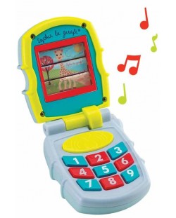 Музикална играчка Sophie la Girafe - Телефон с капаче
