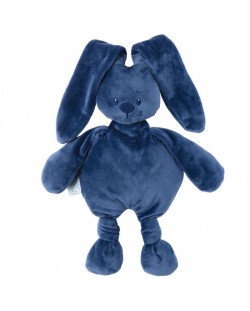 Nattou Мека играчка зайче Cuddle Синя