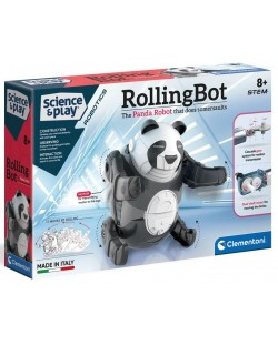 Научен комплект Clementoni Science & Play - Rolling Bot, панда