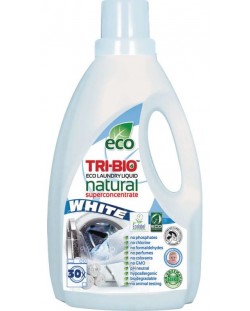 Натурален течен перилен препарат Tri-Bio - За бяло пране, 1.42 l