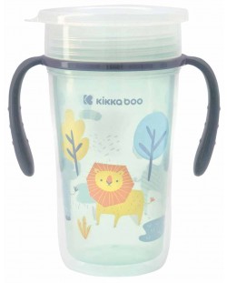 Неразливаща се чаша 360° KikkaBoo - Lion, 300 ml