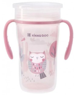 Неразливаща се чаша 360° KikkaBoo - Owl