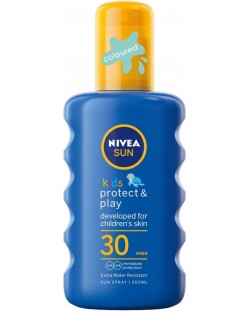 Nivea Sun Детски цветен спрей, SPF 30, 200 ml