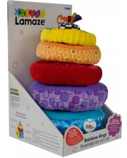 Образователна мека играчка Lamaze - Рингове