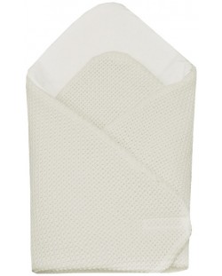 Бебешко плетено одеяло EKO Rice - Екрю, 80 х 80 cm