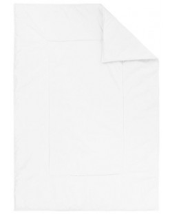 Олекотена завивка Kikka Boo - Бяла, ранфорс, 95 х 135 cm