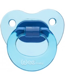 Ортодонтна залъгалка Wee Baby Candy,  0-6 месеца, синя