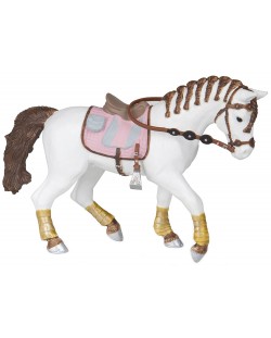 Фигурка Papo Horses, foals and ponies – Кон със сплетена грива