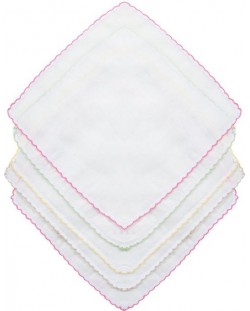 Памучни кърпи Sevi Baby - Розови, 10 броя