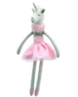 Парцалена кукла The Puppet Company - Танцуващ еднорог, 30 cm