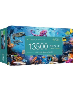 Панорамен пъзел Trefl от 13 500 части - Гмуркане в подводния рай