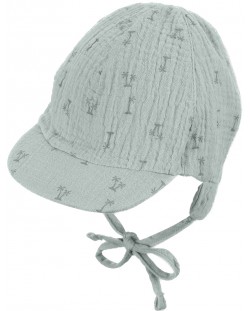 Памучна лятна шапка с UV 50+ защита Sterntaler - С палми, 43 cm, 5-6 месеца