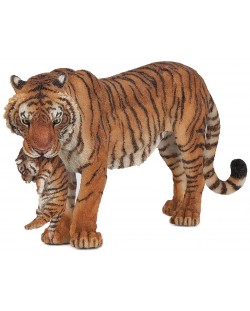 Фигурка Papo Wild Animal Kingdom – Тигрица с малко тигърче