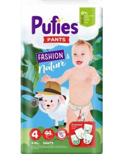Пелени гащи Pufies Pants Fashion & Nature 4, 44 броя