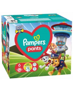 Пелени гащи Pampers Pants - Paw Patrol, Размер 6, 14-19 kg, 60 броя