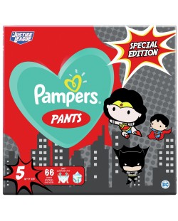 Пелени гащи Pampers Pants Warner Bros 5, 66 броя