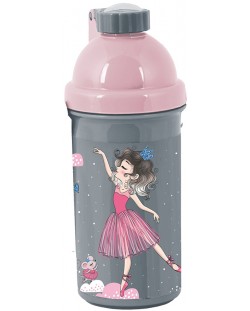 Пластмасова бутилка Paso Ballerina - С презрамка за рамо, 500 ml