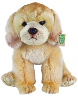 Плюшена играчка Rappa Еко приятели - Куче Лабрадор, седящо, 27 cm