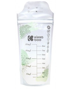 Пликове за съхранение на кърма KikkaBoo - Lactty, 250 ml, 25 броя