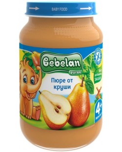 Плодово пюре Bebelan Puree -  Круши, 190 g