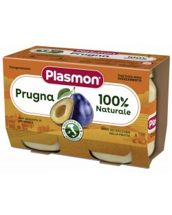 Плодово пюре Plasmon - Слива, 2 х 104 g