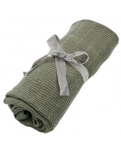 Плетено одеяло Mamas & Papas - Khaki, 70 х 90 cm
