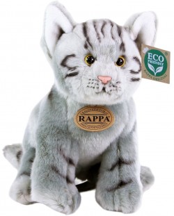 Плюшена играчка Rappa Еко приятели - Котка, седяща, 24 cm