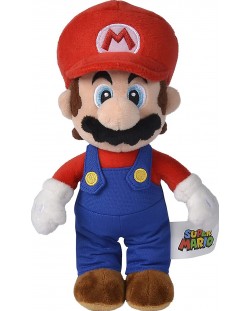 Плюшена играчка Simba Toys Super Mario - Mario, 30 cm