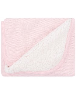 Плетено памучно одеяло с шерпа KikkaBoo - Dream Big Pink, 75 х 100 cm