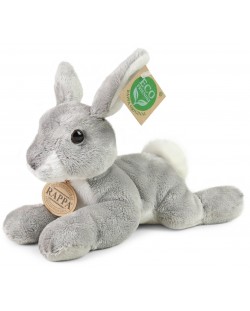 Плюшена играчка Rappa Еко приятели - Сиво зайче, 22 cm