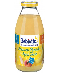Плодов сок Bebivita - Банан и праскова, 200 ml