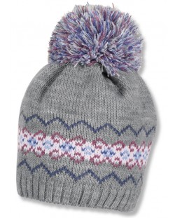 Плетена зимна шапка Sterntaler - 49 cm, 12-18 месеца
