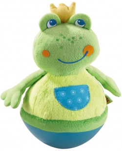 Плюшена играчка Haba - Клатушкаща се жабка