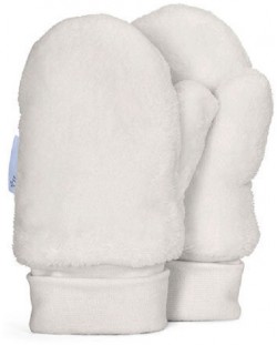 Плюшени детски ръкавици с един пръст Sterntaler - 12-18 месеца, в екрю