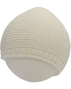 Плетена шапка Maximo - раззмер 43/45, слонова кост