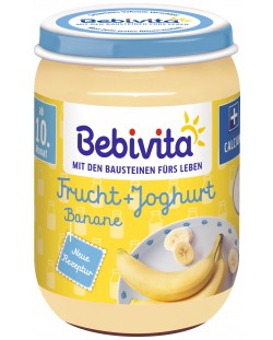 Плодово пюре йогурт Bebivita – Банан, 190 g, вид 2