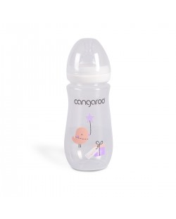 Пластмасово шише Cangaroo - Birdy Blu, 300 ml, C0563, розово