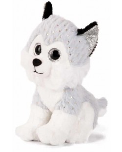 Плюшена играчка Амек Тойс - Хъски с блестящи уши, 19 cm