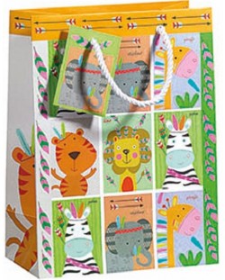 Подаръчна торбичка Zoewie  - Animal Zoo,  17 x 9 x 22.5 cm