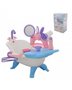 Polesie Toys Вана за къпане на кукла с аксесоари
