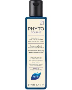 Phyto Phytosquam Почистващ шампоан за коса, 250 ml