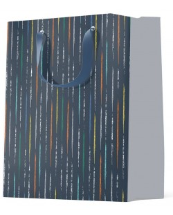 Подаръчна торба S. Cool - цветни черти, М, 12 броя