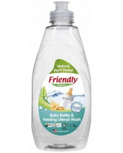Препарат за ръчно измиване Friendly Organic - За бебешки съдове, 414 ml