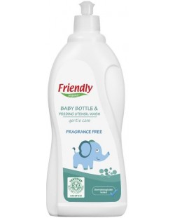 Препарат за ръчно измиване Friendly Organic - За бебешки съдове, 750 ml 
