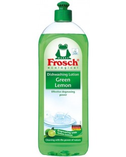 Препарат за миене на бебешки съдове Frosch - Зелен лимон, 750 ml