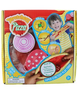 Разтеглива играчка Stretcheez Pizza, скариди и босилек