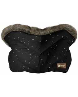 Ръкавица за количка KikkaBoo - Luxury Fu, Confetti Black