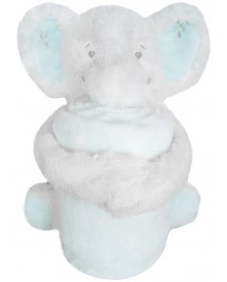 Сет играчка с одеяло KikkaBoo - Elephant Time
