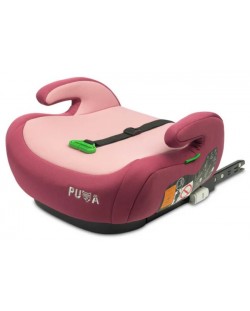 Седалка за кола Caretero - Puma, I-Size, IsoFix, 125-150 cm, Dirty Pink