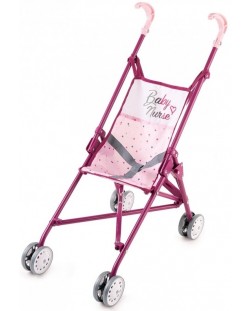 Сгъваема количка за кукли Smoby, розова